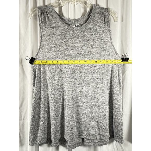 GAP Slub Swing Tank Top Gray S athleisure loungewear minimalist 88-29 - Picture 9 of 13